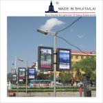 Tempered Glass Brushed ISO14001 Lamp Post Light Box