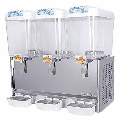 ​18LX3 320W Beverage Cold Drink Dispenser / Automatic Stainless Steel Hot And