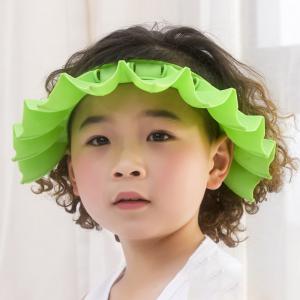China Bathing PE 24 Inch Baby Shower Hat With Ear Protection factory