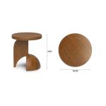5 Star Hotel Room Minimalist Style Solid Oak Wood Side Table