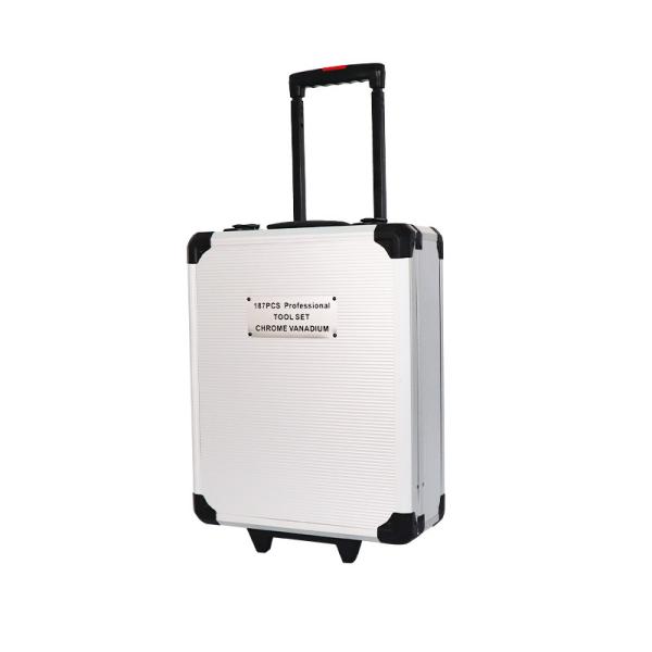 Buben 186-piece Household Car Repair Tools/industrial Maintenance Multi-function Hardware Tool Trolley case Combination Set Repa