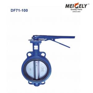 China High Quality Butterfly Valve DF71-100 D72 For Water Tank Truck factory