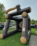 nflatable Axe Throwing Game Outdoor Fun Inflatable shooting darts for Kids and