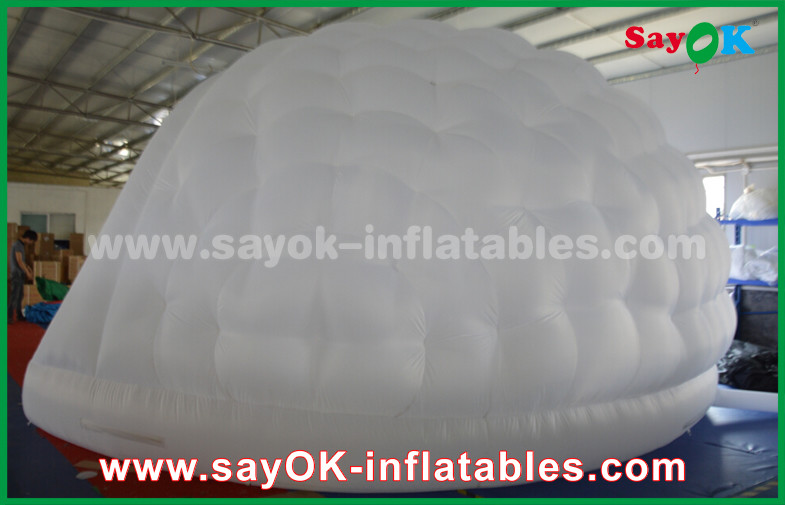Inflatable Globe Tent 210D Oxford Cloth Inflatable Air Tent For Event / LED Lighting Inflatable Lawn Tent
