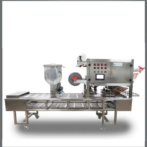 China Tray Sealing Machine Sealing Machine Cutter Package Packing Box Heat Sealer Food Map Table Skin Pack Tray Sealing Machine factory