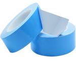 Blue PE Film Fiberglass Adhesive Tape Double Side Thermal Insulation