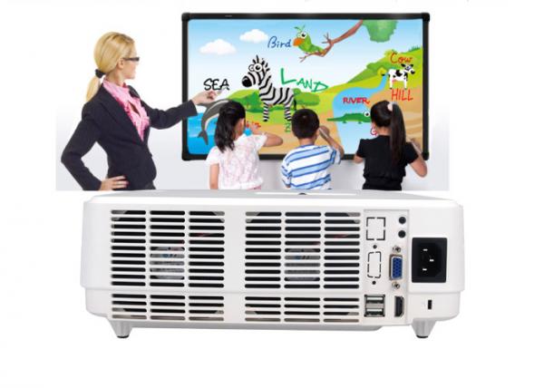 China 3LED Full HD Projector For School Education 1024x768 Resolution Hight Brightness factory