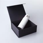 Foldable Sustainable Gift Box Packaging Black Paper Cardboard Magnetic Box Flat
