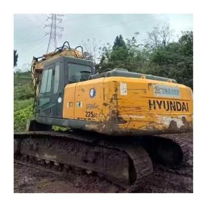 China Good Working Condition 25 Ton Used Hyundai 225-7 Excavator with 21000 KG Machine Weight factory