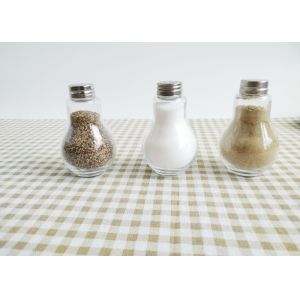 100ml Refillable Lamp Shape Glass Spice Jars Seasoning Jars