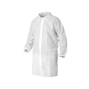 China Sms Disposable Lab Coats , Disposable Protective Suits 0.015-0.04Mm Thickness factory
