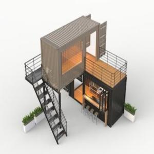 China Assembled Flat Pack Container House for Sea Shipment and Dormitory 5800*2480*2896mm factory