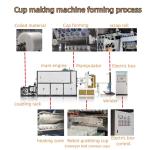 Electric Heating Plastic Thermoforming Machine For PET Material Manufacturing