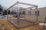 Expended Luxury Folding Container House Village 40 Foot Size With Steel Door