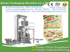 China Full set stainless steel frozen ravioli packaging machine,frozen ravioli filling machinery factory