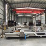 Motorized Double Head Mitre Saw DELTA CNC Controlled Aluminium UPVC Cutting