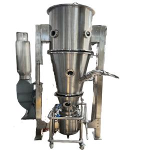 China 10kgs Fluid Bed Granulator Coating Mix Granule Spraying Drying Fluidized Bed Spray Dryer factory