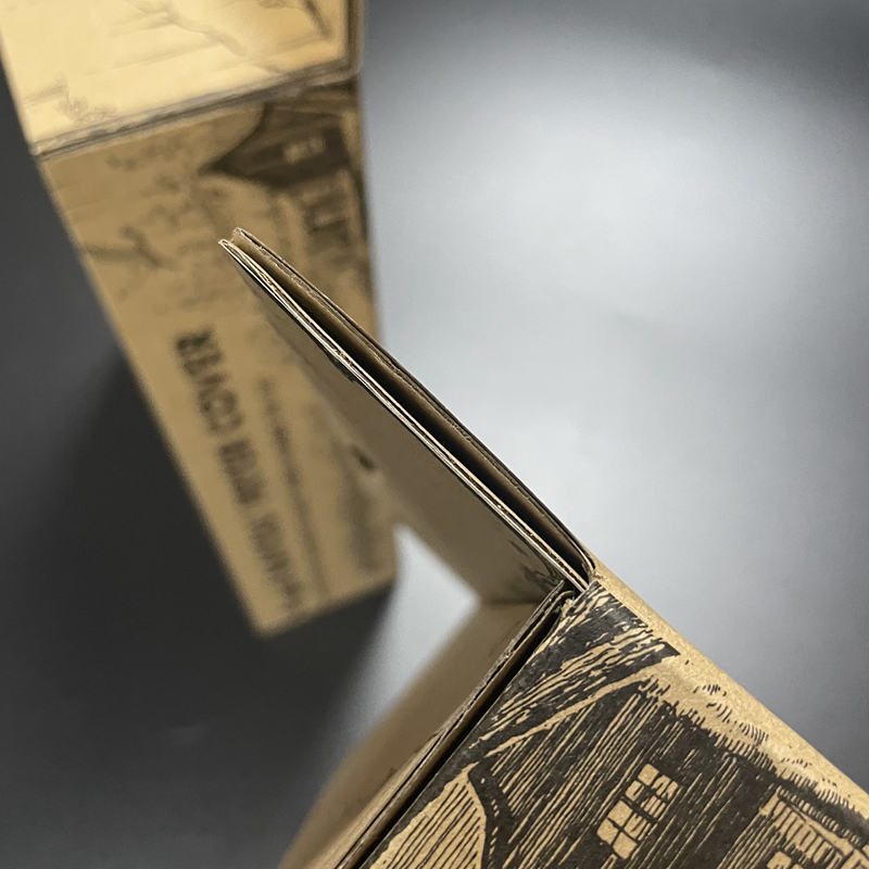 OEM Cardboard Display Box Kraft Paper Hang Box Packaging With Transparent Window
