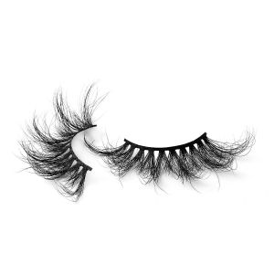 Lightweight Fluffy Mink Lashes , Dramatic 27mm Mink Lashes