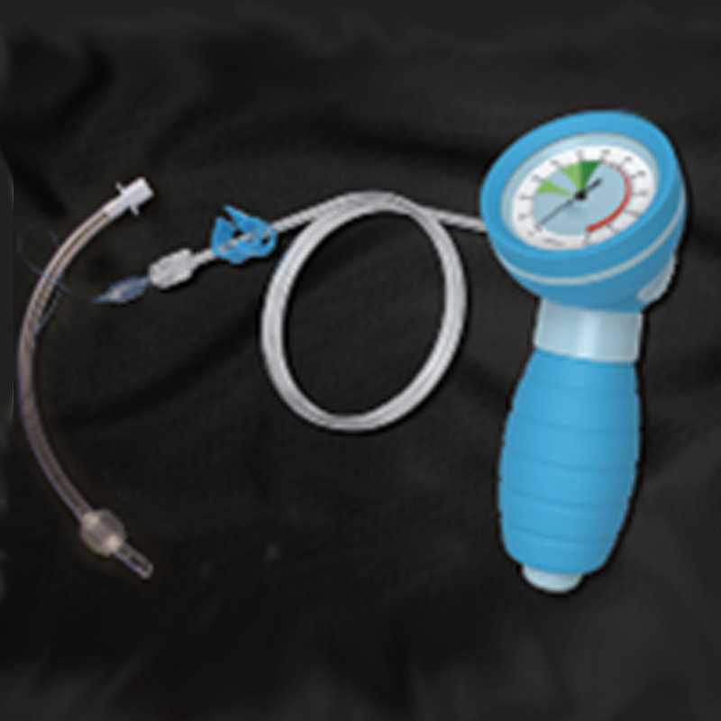 Hand Held Professional Cuff Pressure Airway Guage For ETT LMA 0-120CMH2O