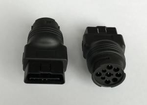 China Deutsch 9 Pin J1939 Male to J1962 OBD2 OBDII 16 Pin Male Adapter factory