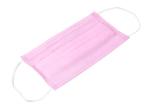 Soft Texture Pink Disposable Medical Face Mask General Size 17.5 * 9.5cm