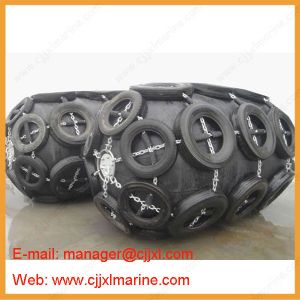 China Galvanized Chain Marine Pneumatic Rubber Fender on sale