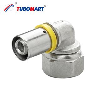 China Brass Press Fit Fittings Plumbing Pex Connectors Corrosion Resistant factory