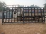 Customized Black Zinc Steel Metal Garrison Fence Panels Maintenance Free