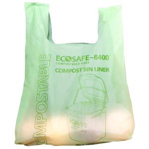China Retail Packing PBAT PLA Grocery Bag Compostable Clear Plastic Bags factory