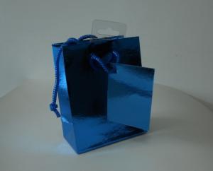 China holographic paper bag for shopping mini and cute paper gift bag factory