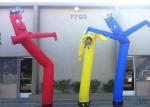 Single Leg Or Two Legs Inflatable Air Dancer , Mini Inflatable Air Tube Man For