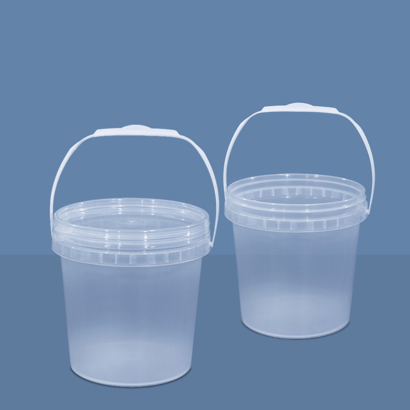 Round Shape 3L Food Grade PP Plastic Pails Customized Personalized Logo With Printed