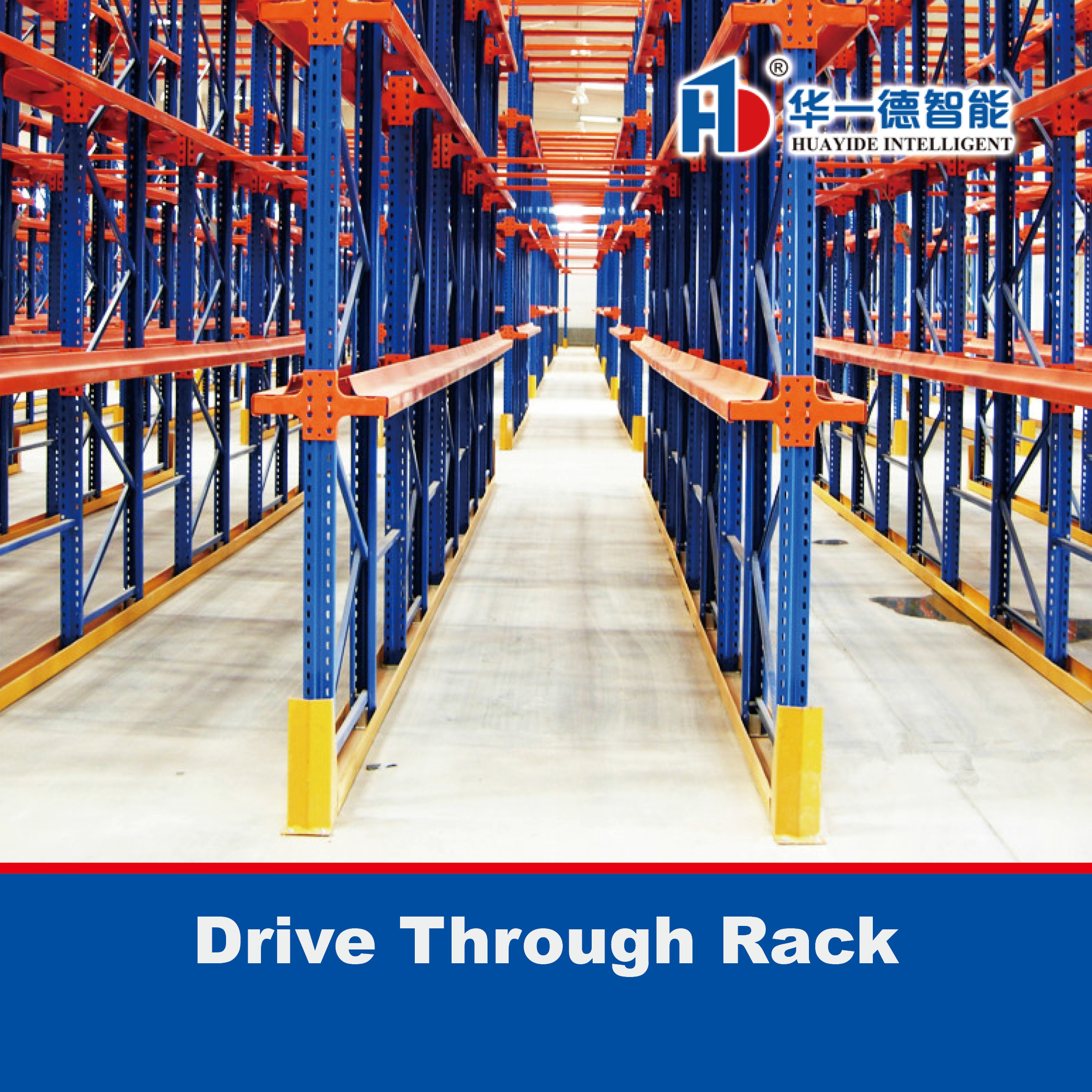 China Drive Through Rack Heavy Duty Pallet Rack Drive in racking factory