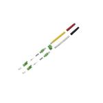 Green Fiber Optic Connector LC 2.0mm UPC/APC Duplex Connector