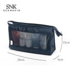 Wholesale See Through Blank Waterproof Mesh Transparen Cosmetic Bag