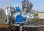 8 TPH Mobile Double Drum Asphalt Mixing Plant With 300kgs Feeder Hopper Capacity