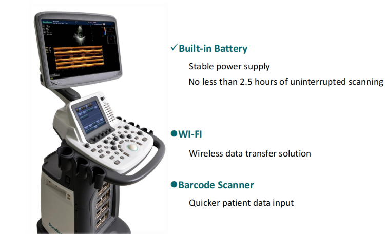 Stock SonoScape S22 ultra 5G Ultrasound Machine, Wireless Ultrasound for Veterinary Ultrasound Diagnosis