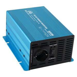 China Aluminum 600W Pure Sine Wave Power Inverter For Off Grid Solar System factory