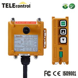 China 3 Double speed button, VHF and UHF, Fiber Glass, Industrial Crane Hoist Radio Remote Control Telecontrol  Yellow F21-2D on sale