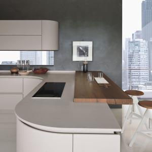 China Promotion Luxury U Shape Handleless Kitchen Cabinet Set Modern Kitchen Cabinet Villa Melamine Kitchen Cabinet factory