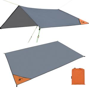 China Portable PU3000mm Waterproof 150D Camping Ground Sheet factory