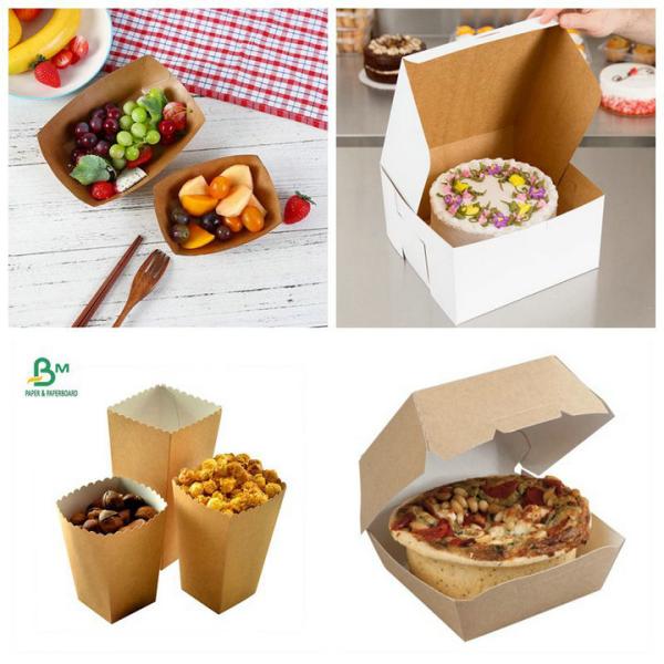 250GSM 300GSM 350GSM Virgin Pulp Clay Coated Kraft Back For Food Box 250GSM 300GSM 350GSM Virgin Pulp Clay Coated Kraft Back For Food Box