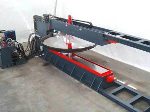 China OEM Solar Collector Water Tank Production Line Head Spinning Machine factory