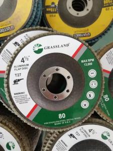China 115mm Aluminium Oxide Flap Disc 4.5&quot; Sanding Grinding Disc factory