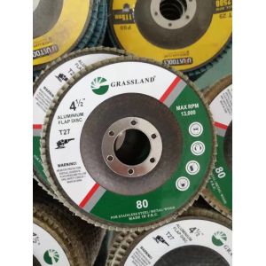 China 115mm Aluminium Oxide Flap Disc 4.5 Sanding Grinding Disc on sale