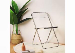 China 46cm Transparent Acrylic Dining Chairs PC Polycarbonate factory