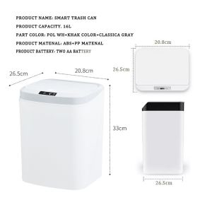50l Motion Sensor Trash Can Artificial Intelligence and Iot for Smart Bins Smart