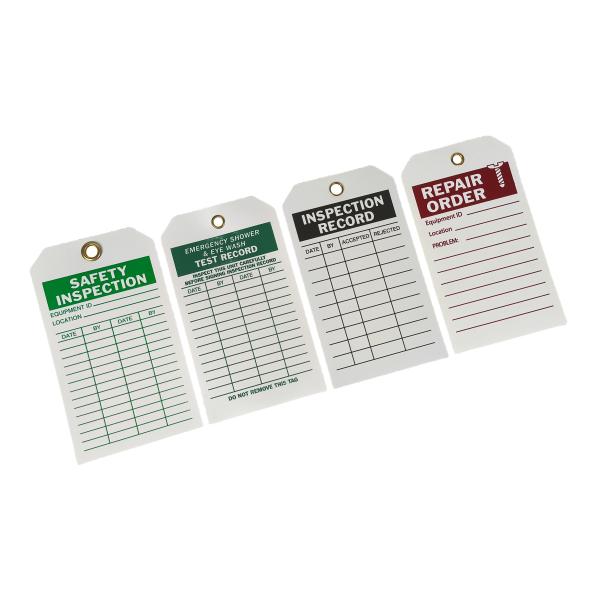Customized PVC Vinyl Safety Tag Waterproof Tear Resistant UV Resistant Fast