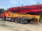 Diesel 11 Years Zoomlion Mer Cedes Benz 47 Meters Used Concrete Pump Truck 52